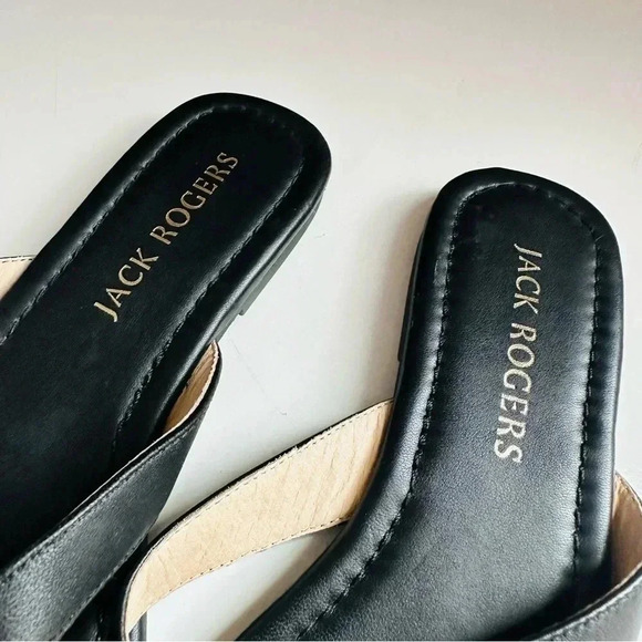 NWOT Jack Rogers Roxy Leather Flip Flops - Picture 5 of 7